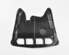 RN Kangoo 98->02 engine shield BENZ with holes (ABS+PVC)