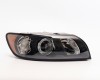VV S40 03->07 head lamp R H7/HB3 black rim with motor DEPO