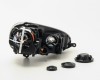 VW Golf 03->09 head lamp L D2S/H7 grey rim with motor DEPO