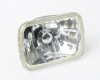 Headlight universal 198X140 H4 with clear glass DEPO