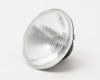 Headlight universal 146mm H1+corner lamp, convex glass
