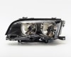 BMW 3 E46 01->05 COUPE head lamp L H7/H7 with motor BLACK bez MARELLI