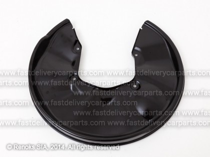 AD A4 01->04 wheel dust shield rear L 300MM STEEL