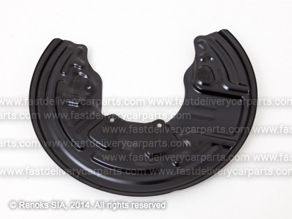 AD A4 05->08 wheel dust shield front R 345MM ATE/TEVES STEEL