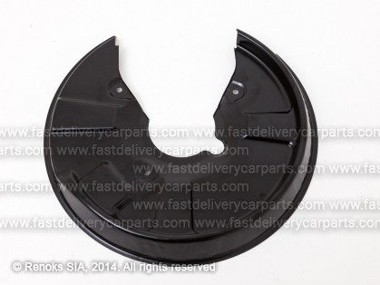 AD A4 05->08 wheel dust shield rear R 255MM STEEL