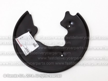 AD A4 08->11 wheel dust shield rear R 300/330MM STEEL