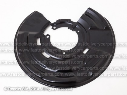 BMW 3 E90 08->12 bremžu aizsegs aizmugures R 345MM ALUMINIUM