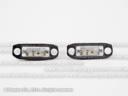 VV S80 98->06 licence plate lamp LED set 2pcs