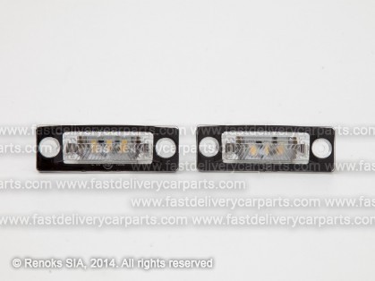 VW Caddy 04->10 licence plate lamp LED set 2pcs