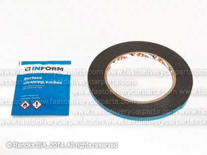 Double-sided adhesive tape 5M 6MM black