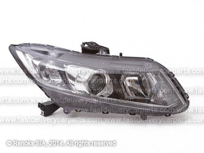 HN Civic 11->16 lukturis R D4S/HB3 SED ar motoriņu DEPO