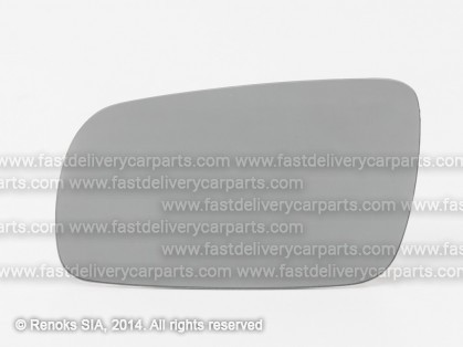 VW Polo 99->01 mirror glass L convex with adhesive tape same AD A3 96->00