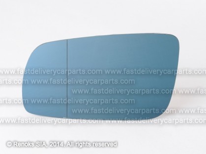 SK Octavia 97->00 стекло зеркала с рамкой L с обогревом сферическое синее большое смотреть AD A3 96->00