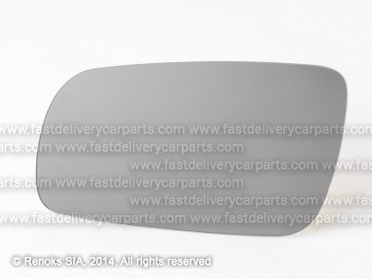 VW Sharan 00->10 mirror glass L flat with adhesive tape same AD A3 96->00