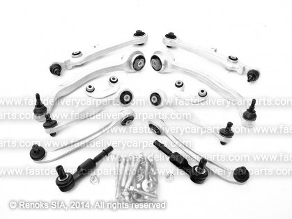 AD A4 95->99 suspension repair kit Front left+right cpl. ALUMINUM SRLine