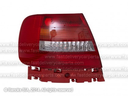 AD A4 99->01 tail lamp SED L without bulb holders TYC