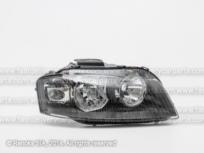 AD A3 03->08 head lamp R H7/H7 with motor TYC