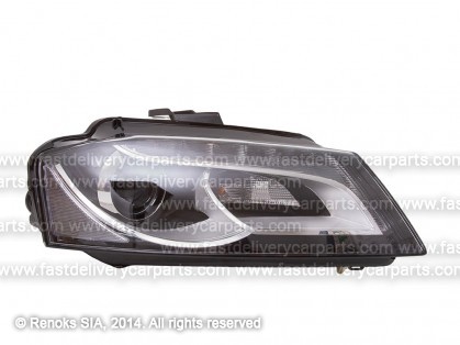 AD A3 08->12 head lamp R D3S/LED BIXENON with motor without bulbs without ballast DEPO