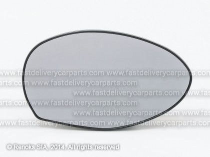 AF 147 00->04 стекло зеркала с рамкой R с обогревом гнутое