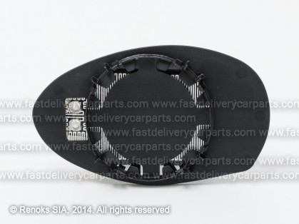AF 147 00->04 mirror glass with holder R heated convex