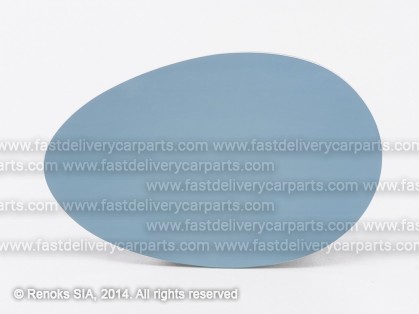 AF 156 97->03 стекло зеркала с рамкой L=R с обогревом гнутое синее