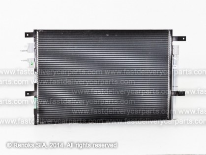 AF 159 05->12 condenser 645X430X12 with integrated receiver dryer 1.8/1.9/2.2/2.0D SRLine