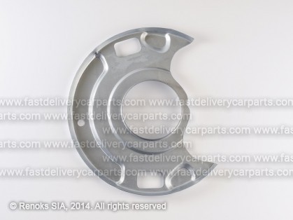 NS Primera 91->96 wheel dust shield front L=R 257MM STEEL