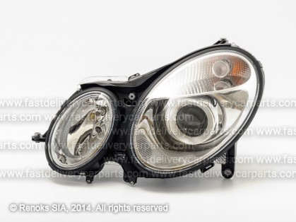 MB E W211 02->06 lukturis L H7/H7 ar motoriņu ar spuldzēm HELLA