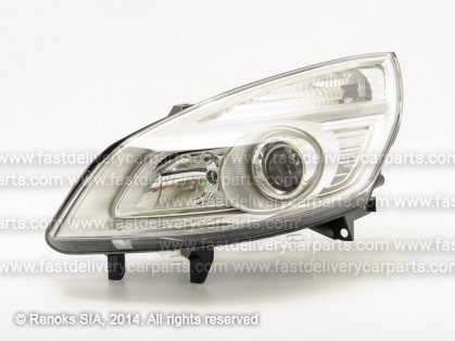 RN Scenic 06->09 head lamp L H1/H7 electrical without bulbs HELLA