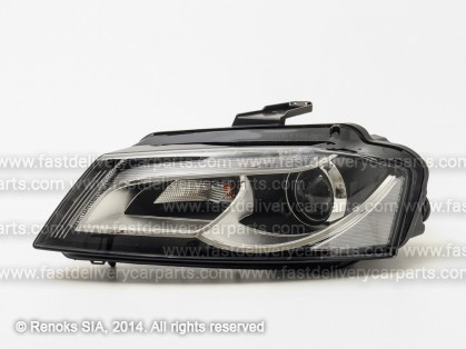 AD A3 08->12 head lamp L D3S/LED BIXENON with motor without bulbs without ballast HELLA