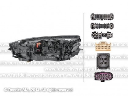AD A7 14->18 lukturis R LED Matrix-LED wiping effect HELLA