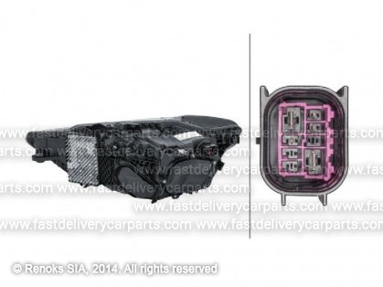 AD A7 18-> lukturis R LED MATRIX ar motoriņu ar pagriezienu izgaismošanu LED ar LED dienas gaitas gaismu HELLA