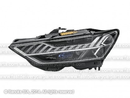AD A7 18-> lukturis L LED MATRIX ar motoriņu ar pagriezienu izgaismošanu LED ar LED dienas gaitas gaismu high resolution HELLA