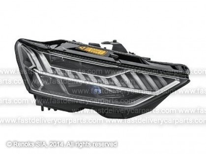 AD A7 18-> lukturis R LED MATRIX ar motoriņu ar pagriezienu izgaismošanu LED ar LED dienas gaitas gaismu high resolution HELLA