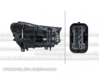 BMW 7 G11 15-> lukturis L LED ar dinamisku pagriezienu izgaismošanu AFS ar LED dienas gaitas gaismu ZKW