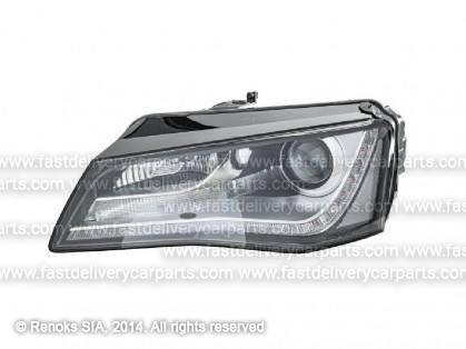AD A8 10->13 lukturis L D3S/H7/LED BIXENON ar motoriņu bez xenona spuldzes bez balasta ar dinamisku pagriezienu izgaismošanu AFS HELLA