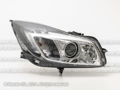 OP Insignia 08->13 фара R D1S/H11 BIXENON, без лампочек без балласта с подсветкой поворота с дневным ходовым светом HELLA