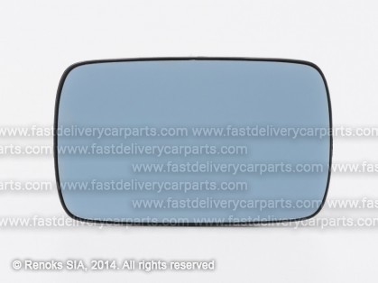 BMW 3 E30 82->91 mirror glass with holder L flat blue