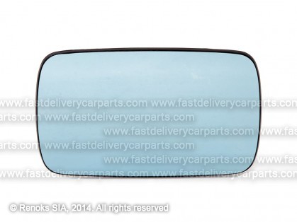 BMW 3 E36 91->98 mirror glass with holder L=R flat blue