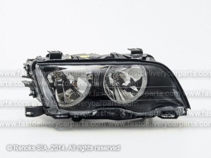 BMW 3 E46 98->01 lukturis R H7/H7 tumšs ar motoriņu DJ AUTO