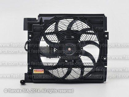 BMW 5 E39 96->00 ventilators ar difuzoru 400mm 320W 3pin ar vadibas moduli