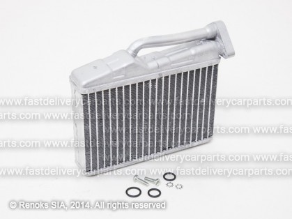 BMW 5 E39 96->00 radiators salona 132X222X42 +CLIMAT ALU/ALU lodēts tips VALEO