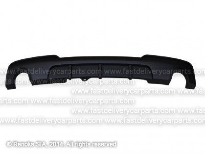 BMW 5 F10 09->17 bamperis aizmugures spoileris melns type M-Performance