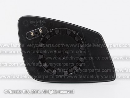BMW 5 F10 09->17 mirror glass with holder L heated aspherical