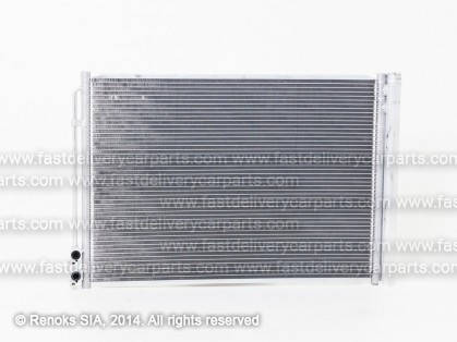 BMW 5 F10 09->17 condenser 660X460X16 with integrated receiver dryer 2.0D/3.0D KOYO