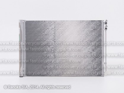 BMW 5 F10 09->17 condenser 660X460X16 with integrated receiver dryer 2.0D/3.0D SRLine