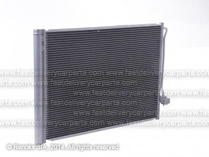 BMW X5 E70 06->10 condenser 630X460X16 with integrated receiver dryer 3.0D/3.0/4.8-V8 KOYO