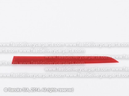 BMW 3 F30 12->19 aizmugures atstarotājs L sarkans M-trim/M-pack