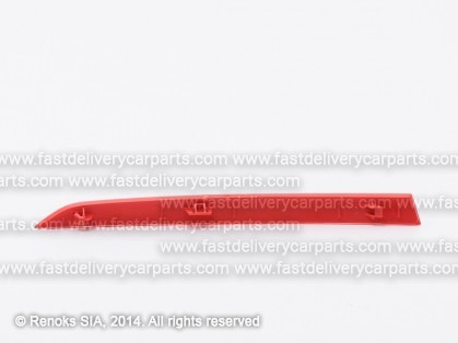 BMW 3 F30 12->19 aizmugures atstarotājs L sarkans M-trim/M-pack