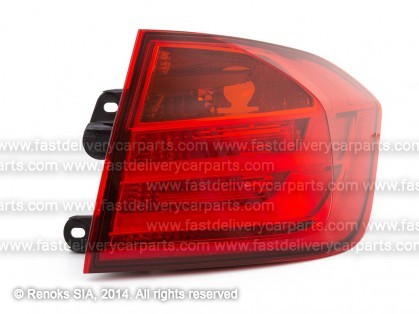 BMW 3 F30 12->19 aizmugures lukturis SED stūris R 12->15 LED TYC